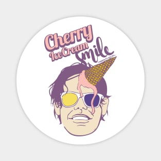 Cherry Ice Cream Smile Magnet